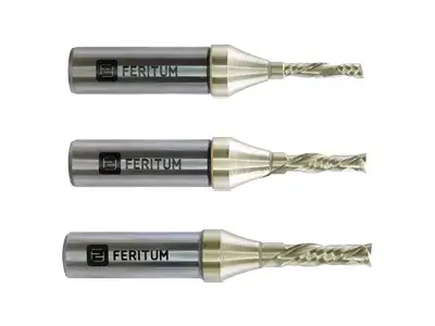 Фрезы компрессионные спиральные однозаходные и двухзаходные для раскроя ЛДСП, МДФ, фанеры, дерева на ЧПУ станках