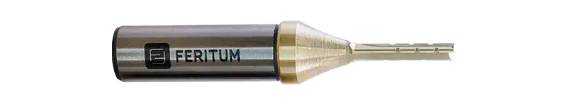 Фреза пазовая прямая со стружколомом 4 мм по ЛДСП, фанере, дереву, МДФ - 3 зуба, рабочая длина 20 мм