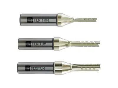 Фрезы пазовые прямые с чистовыми стружколомами Z=3 для раскроя ЛДСП, фанеры, дерева, МДФ