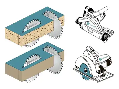 Пильные диски для ручной циркулярной и погружной пилы для ЛДСП, ЛМДФ и ламинированных панелей