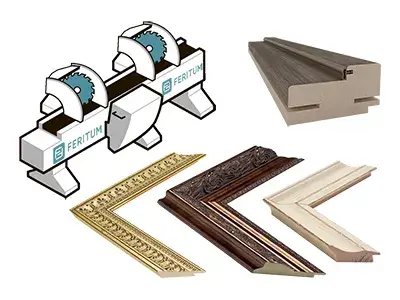 Пильные диски для багета, рамок, дверных коробок, наличников, карнизов