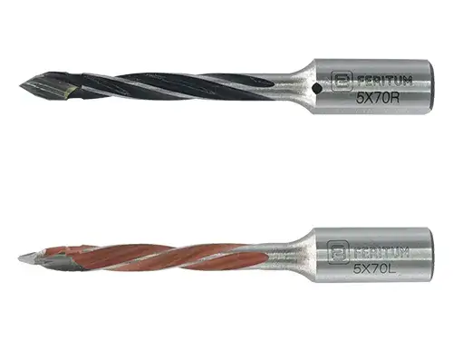 Сверла присадочные сквозные L=70 мм