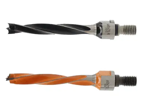 Сверла с резьбовым хвостовиком