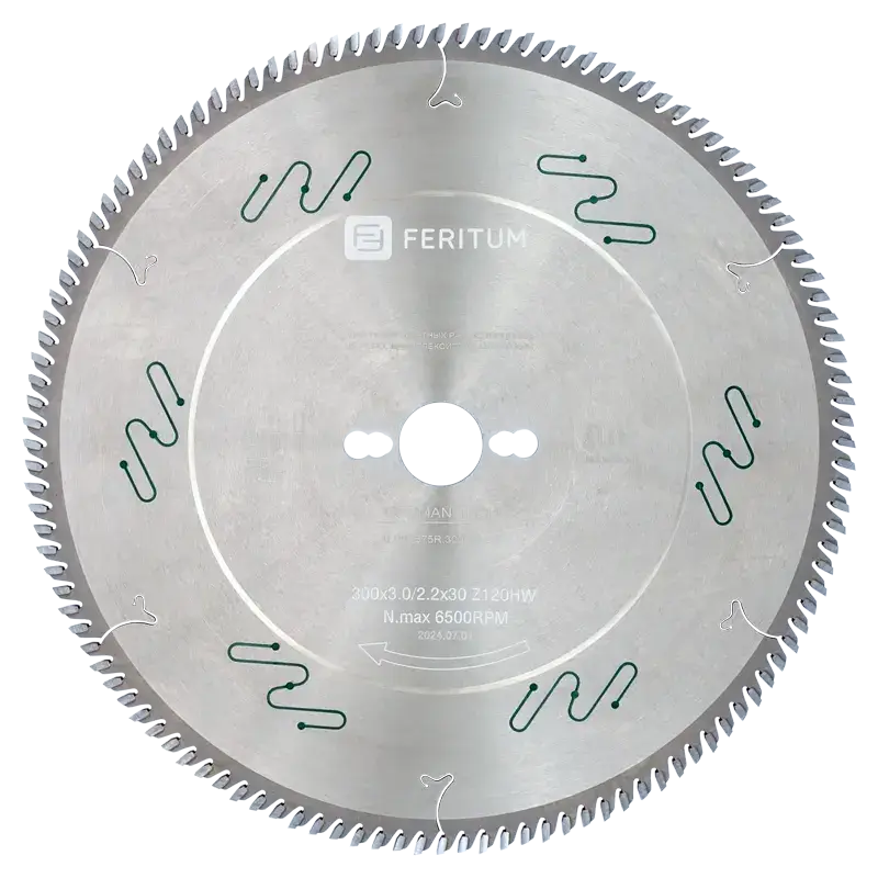  Пильный диск для тонкого багета, дверных наличников и оргстекла | Feritum
