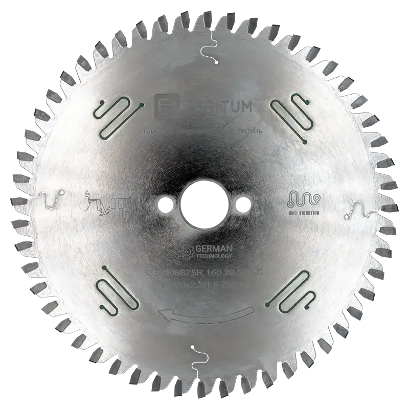 Пильный диск для алюминия, меди, латуни и пластика для ручной циркулярной и погружной пилы | Feritum