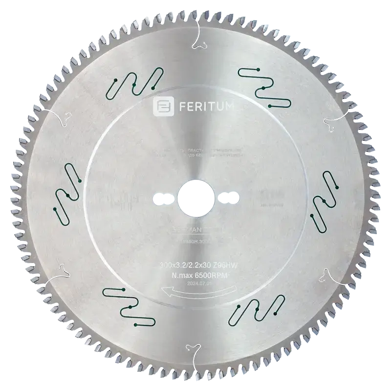 Пильные диски для HPL, композита, пластика, ЛДСП без подрезной пилы