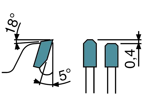 Углы заточки пильного диска по искусственному камню