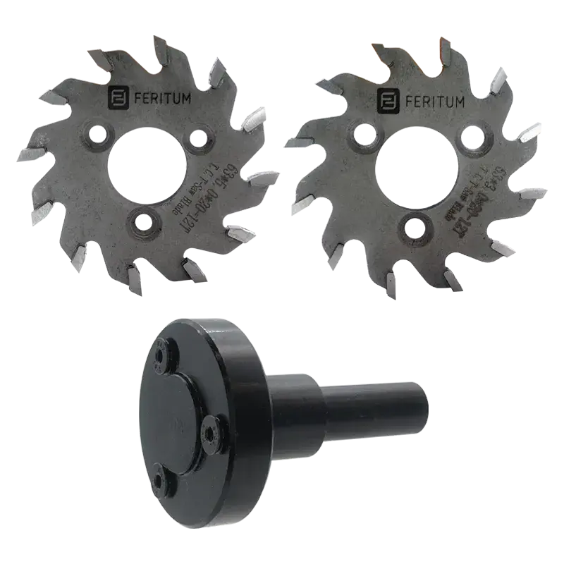 Пильный диск пазовый для крепления в оснастку концевых фрез | Feritum