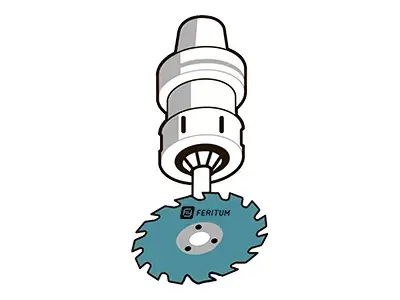 Пазовые пильные диски для крепления в оснастку концевых фрез