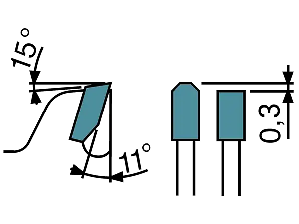 Углы заточки пильного диска для ЛДСП и МДФ для форматно-раскроечного станка