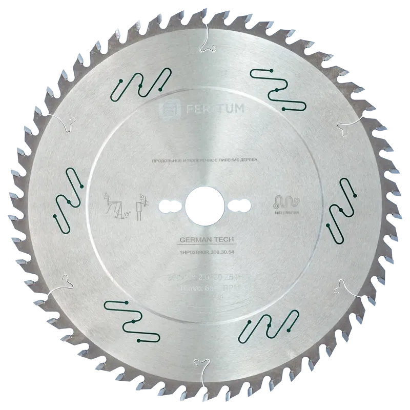 Пильный диск Продольное и поперечное пиление дерева универсальный | Feritum