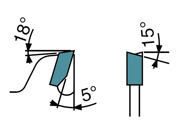 Углы заточки торцовочного пильного диска