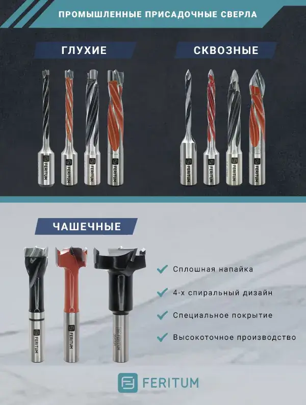 Присадочные сверла