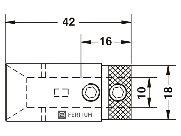 Чертеж патрона Vitap с размерами