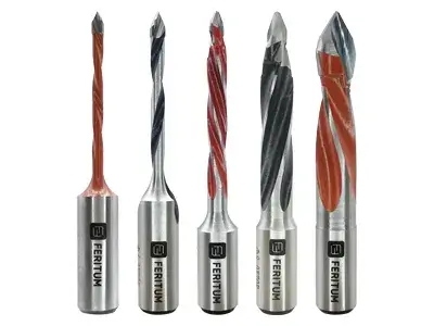 Сверла присадочные сквозные L=70 мм